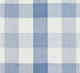 Scalamandre: Westport Linen Plaid SC 0007 27135 Sky