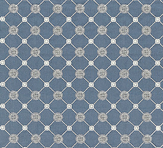 Scalamandre: Gustavian Diamond SC 0004 27161 Copenhagen Blue