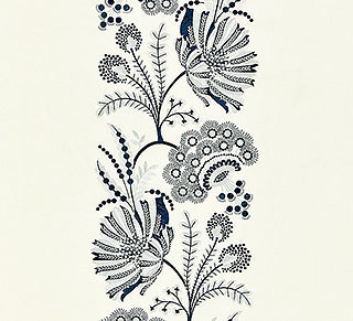 Scalamandre: Annelise Embroidery SC 0001 27162 Porcelain