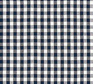 Scalamandre: Swedish Linen Check SC 0005 27166 Indigo