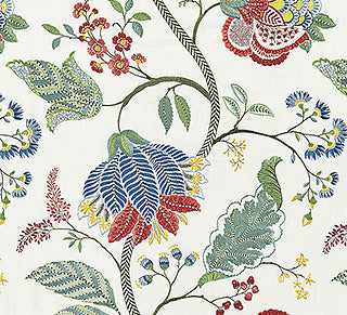 Scalamandre: Palampore Embroidery SC 0003 27175 Bloom