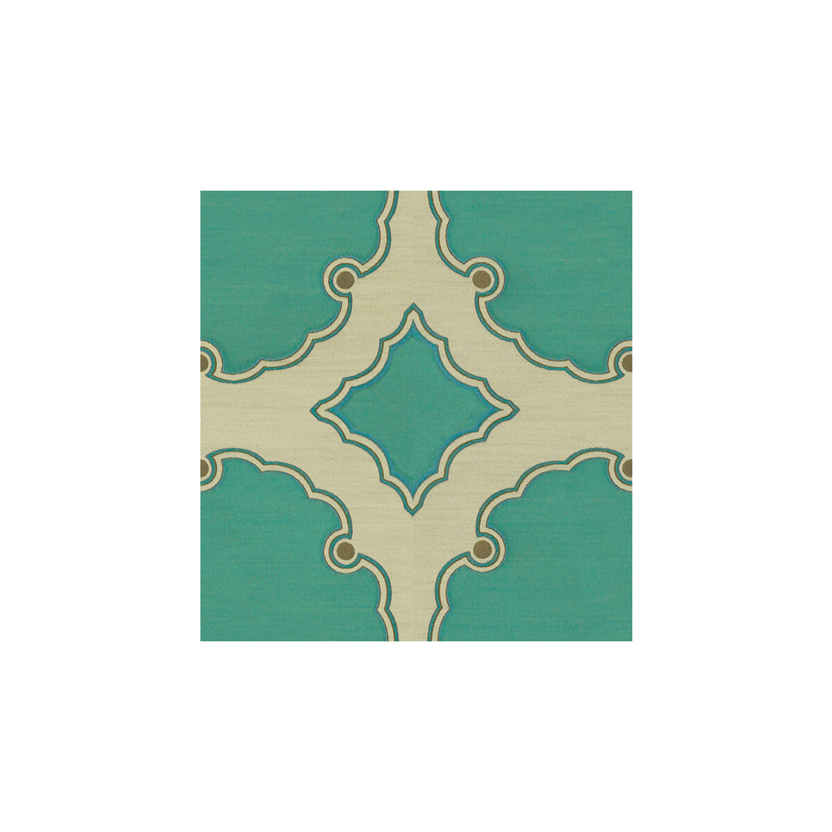 KRAVET COUTURE INTERPRETATION TURQUOISE