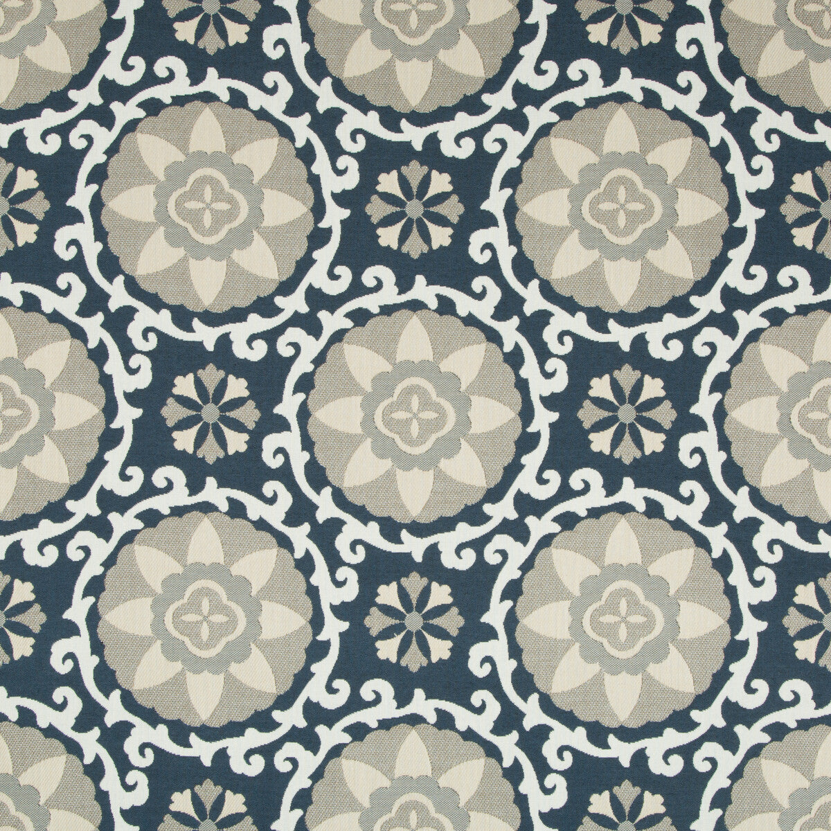 KRAVET DESIGN EXOTIC SUZANI INDIGO
