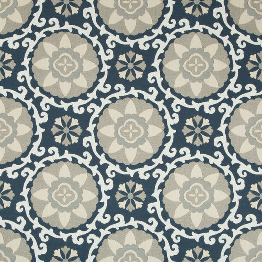 KRAVET DESIGN EXOTIC SUZANI INDIGO