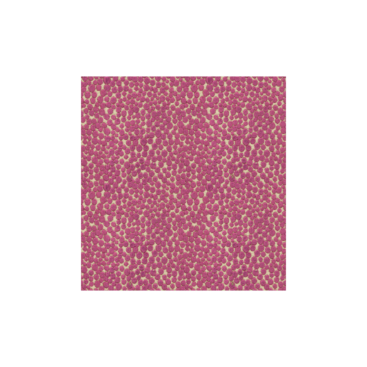 KRAVET COUTURE POLKA DOT PLUSH PLUM