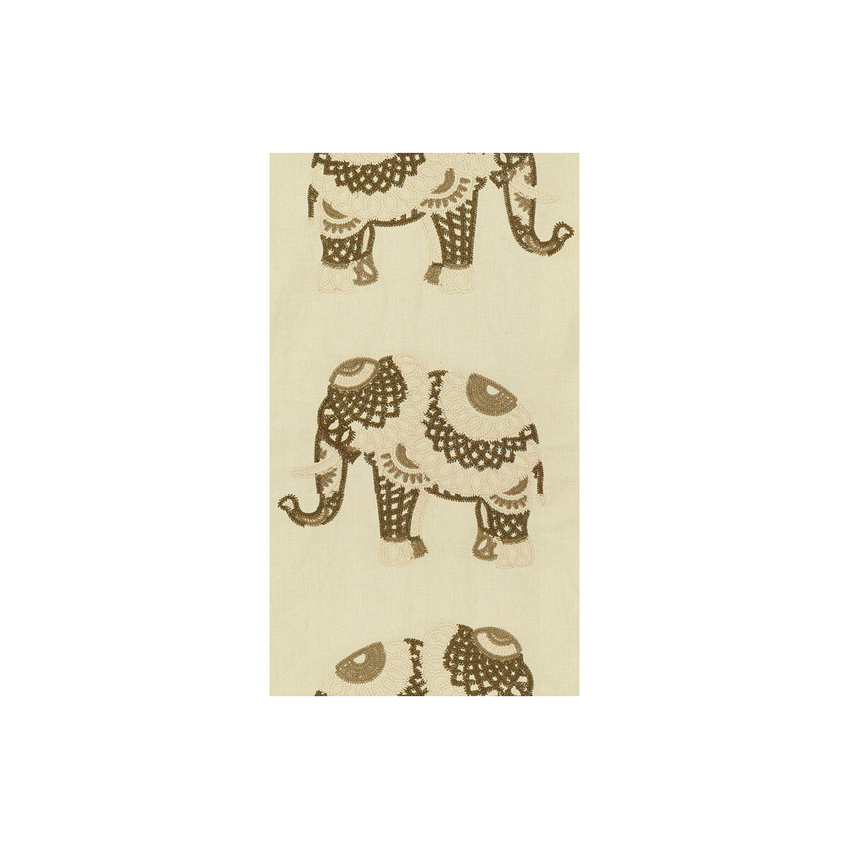 KRAVET COUTURE ELEPHANT STITCH NATURAL GREY
