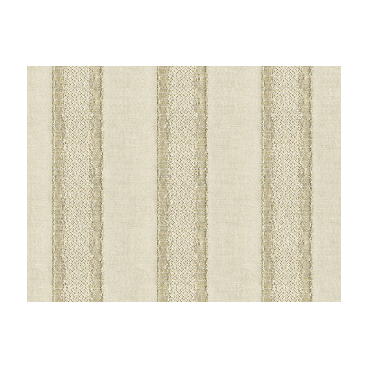 KRAVET COUTURE GILDED STRIPE CHAMPAGNE
