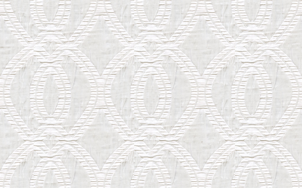 KRAVET CONTRACT OAK OGEE WHITE