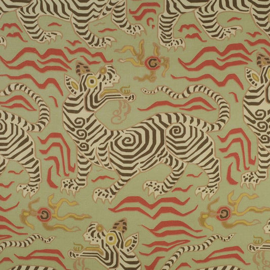 Clarence House: Tibet Print 1830504 Pale Green