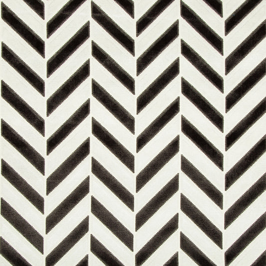 KRAVET COUTURE PINNACLE VELVET IVORY/NOIR