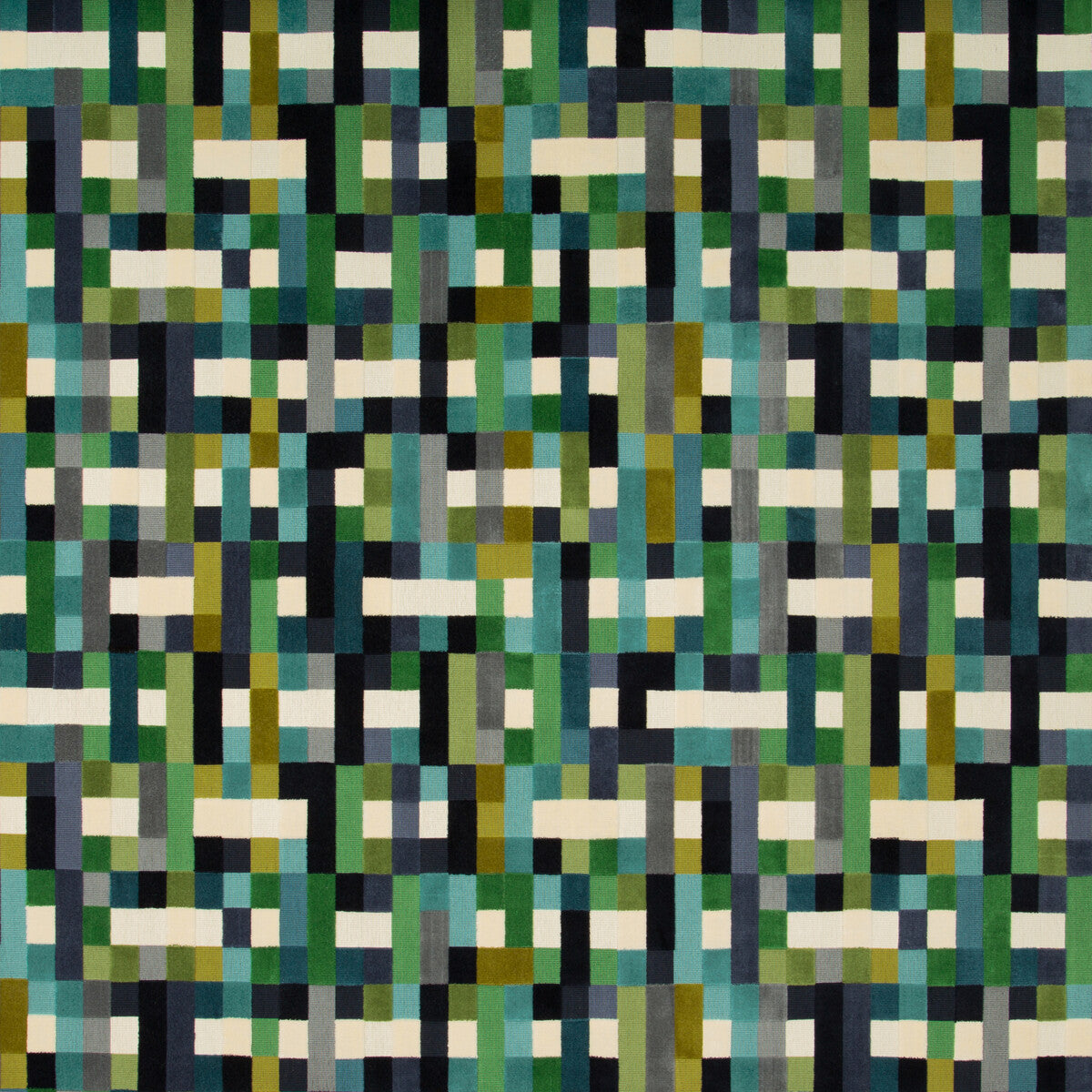 KRAVET COUTURE ABSTRACT MOMENT PEACOCK