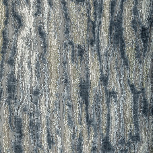 KRAVET COUTURE VELVET WAVES VAPOR BLUE