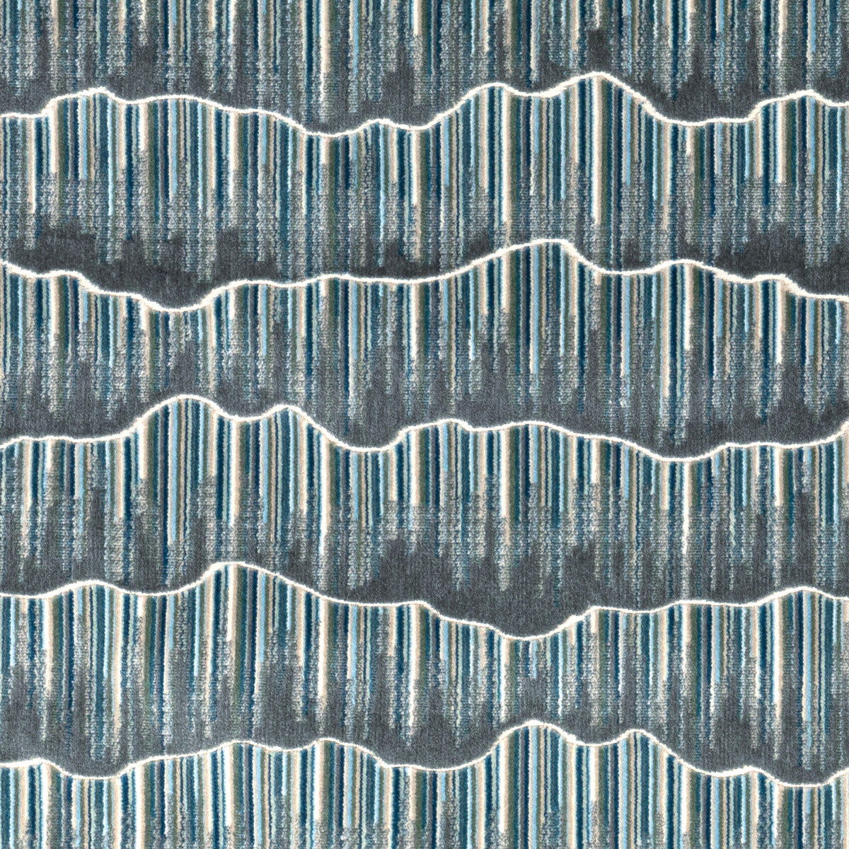 KRAVET COUTURE MOUNTAINSCAPE CHAMBRAY