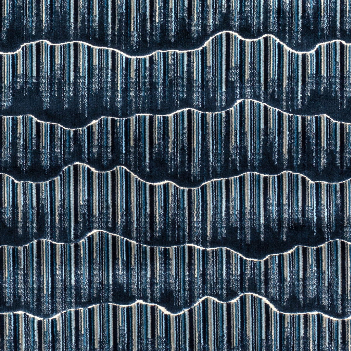 KRAVET COUTURE MOUNTAINSCAPE INDIGO