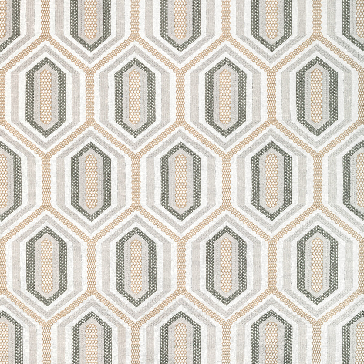 KRAVET COUTURE KALEIDOSCOPE EMB NATURAL