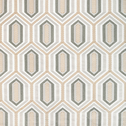 KRAVET COUTURE KALEIDOSCOPE EMB NATURAL