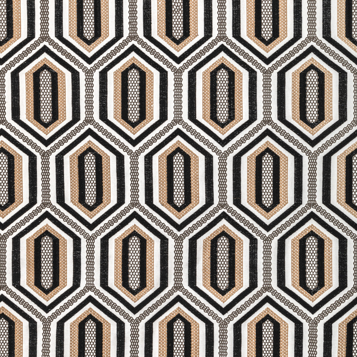KRAVET COUTURE KALEIDOSCOPE EMB ONYX