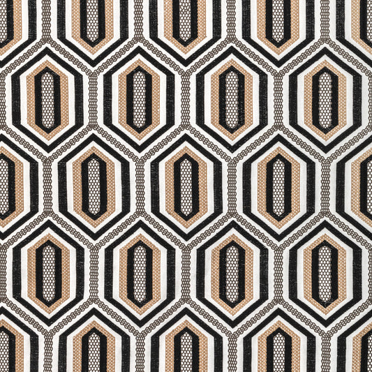 KRAVET COUTURE KALEIDOSCOPE EMB ONYX