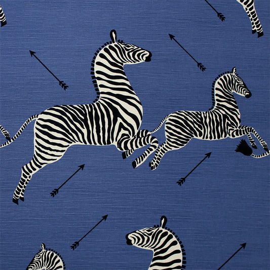 Scalamandre: Zebras Indoor/Outdoor SC 0005 36378 Denim
