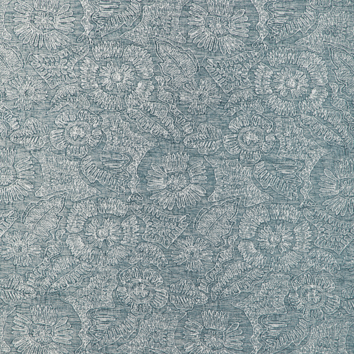 KRAVET COUTURE CHENILLE BLOOM SKY