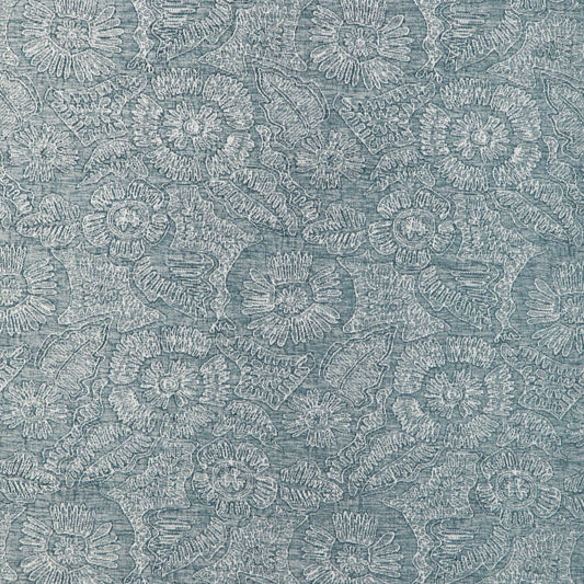 KRAVET COUTURE CHENILLE BLOOM SKY