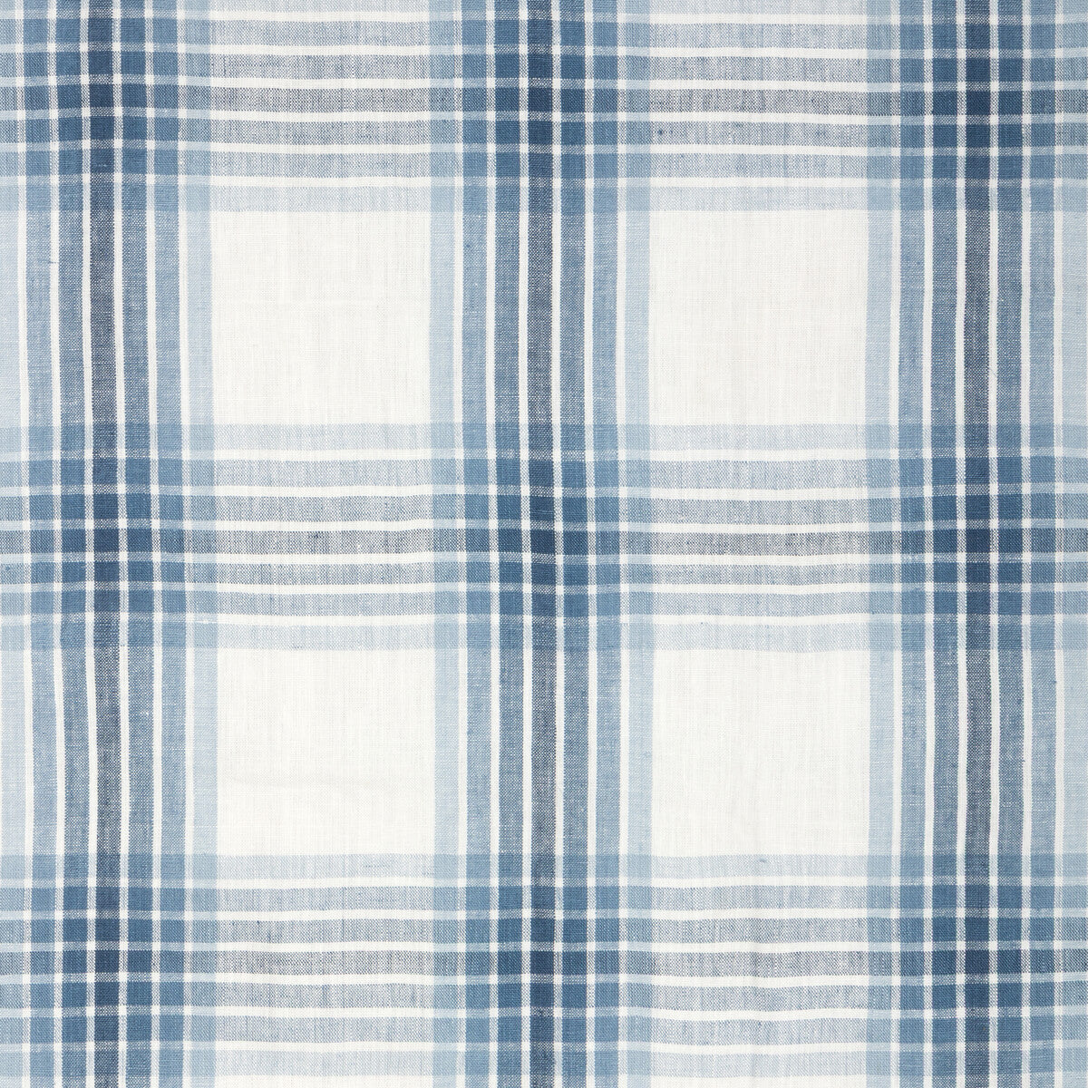 KRAVET COUTURE ROYAL PALM PLAID BOCA BLUE