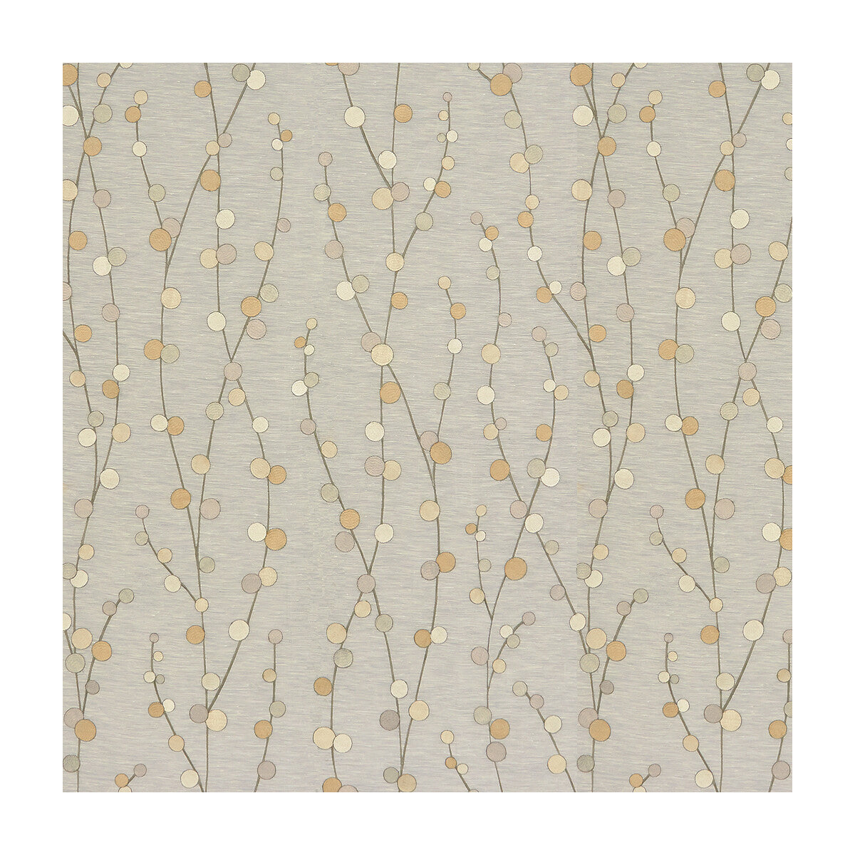 KRAVET COUTURE SHEER POPS PEBBLE