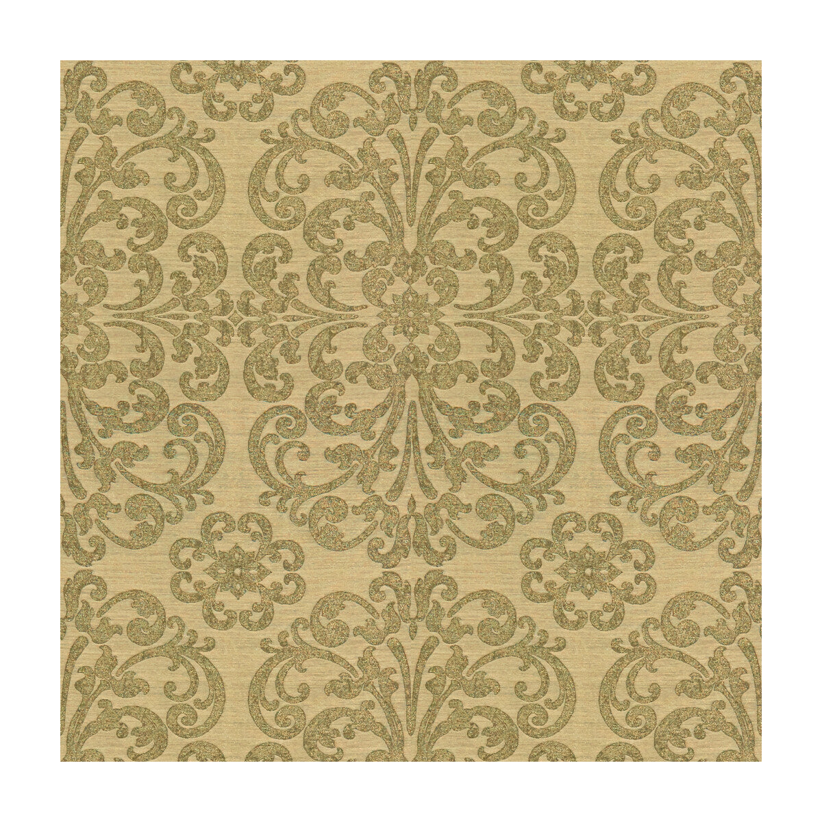 KRAVET COUTURE METALLIC MOTIF NICKEL