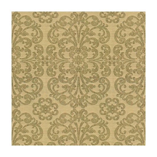 KRAVET COUTURE METALLIC MOTIF NICKEL