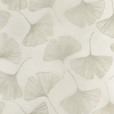Kravet: Ginkgo Leaf 4949.1101.0 Platinum