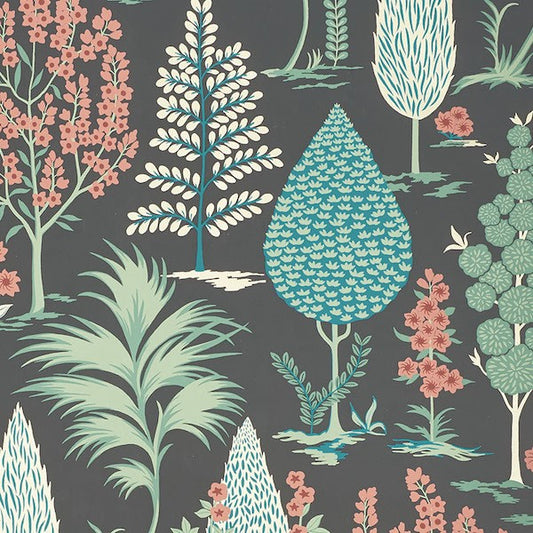 Schumacher: Pandora WP 5009961 Onyx & Jade