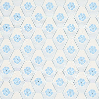 Hobe Erwin for Schumacher: Hive Bloom WP 5013161 Blues