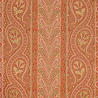 Schumacher: Chatelaine Paisley 50771 Red/Moss