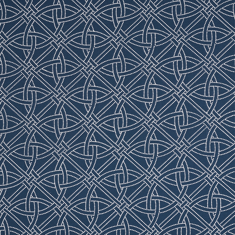 Schumacher: Durance Embroidery 55696 Navy