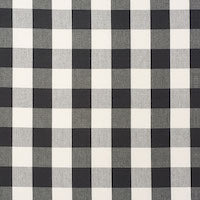 Schumacher: Camden Cotton Check 63044 Black