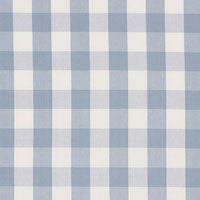 Schumacher: Camden Cotton Check 63048 Sky