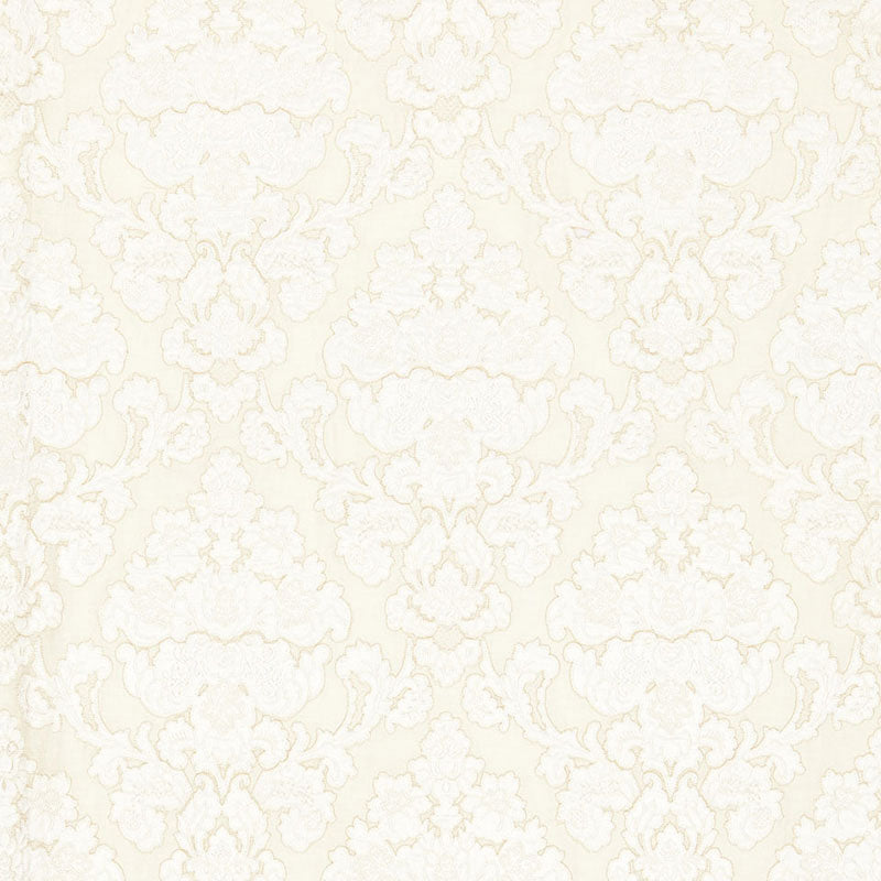 Schumacher: Montalcino Applique Damask 66592 Champagne