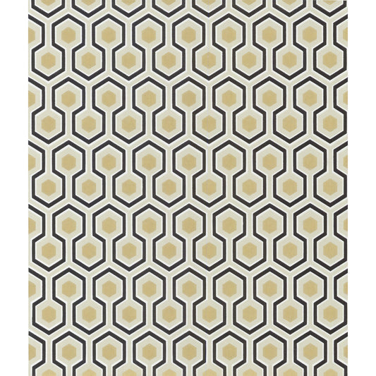 COLE & SON HICKS HEXAGON BLACK/G