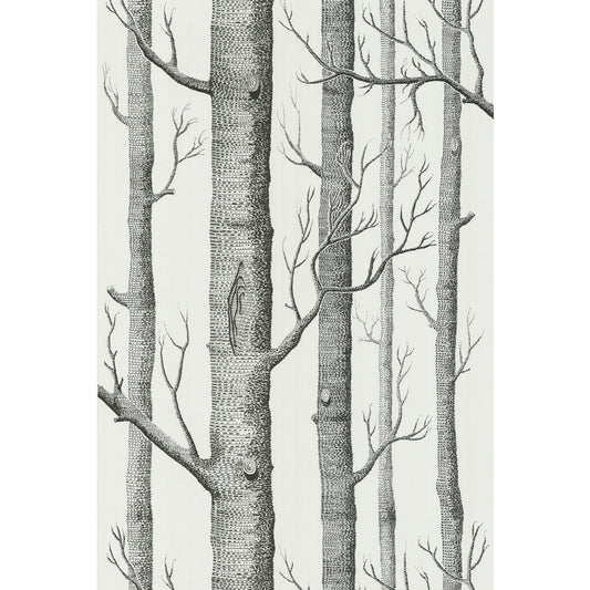 COLE & SON WOODS ONYX/WHITE