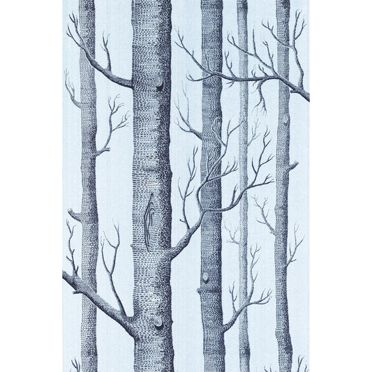 COLE & SON WOODS CHOC/SILVER