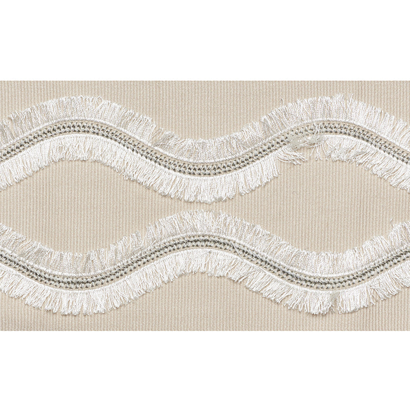 Schumacher: Ogee Embroidered Tape 74330 Neutral