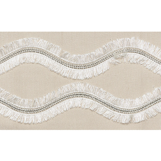 Schumacher: Ogee Embroidered Tape 74330 Neutral