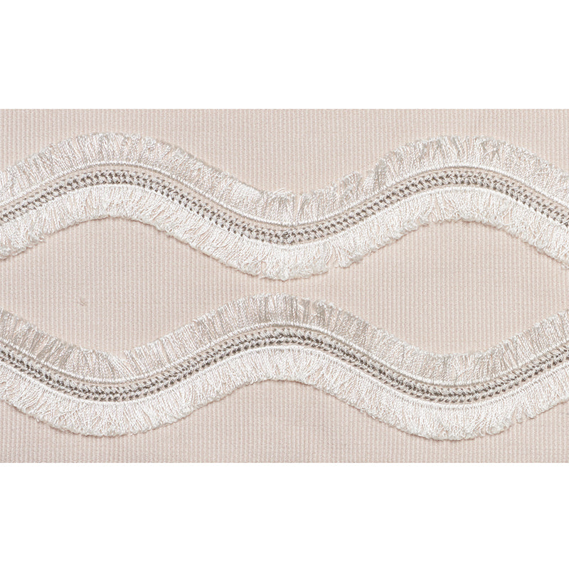 Schumacher: Ogee Embroidered Tape 74331 Blush