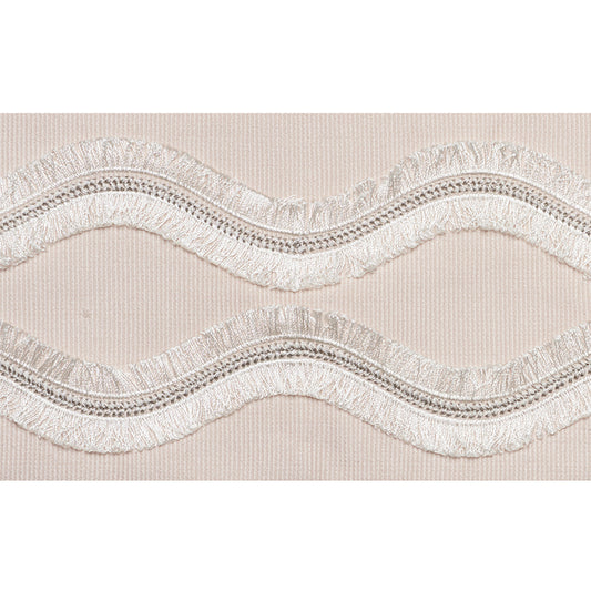 Schumacher: Ogee Embroidered Tape 74331 Blush