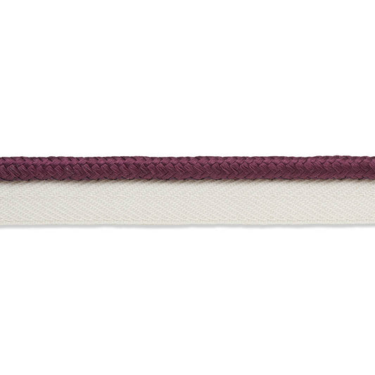 Schumacher: Gustave Silk Lip Cord Medium 74555 Eggplant