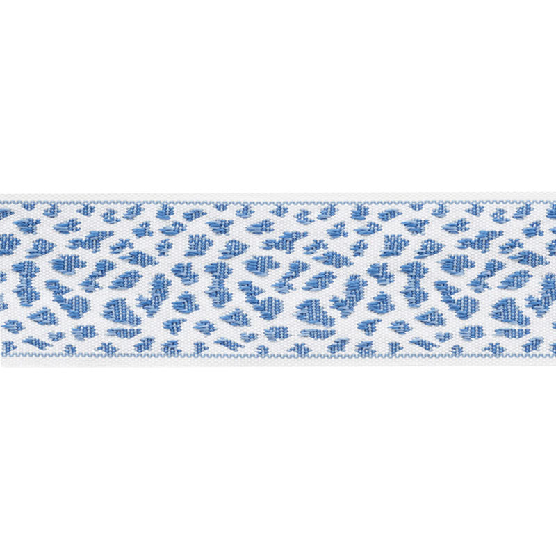 Schumacher: Leopard Tape Indoor/Outdoor 75850 Blue