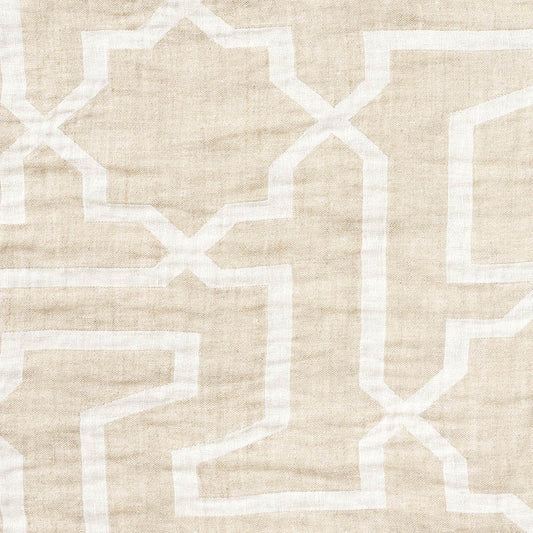Schumacher: Arabesque Maze Sheer 75871 Natural