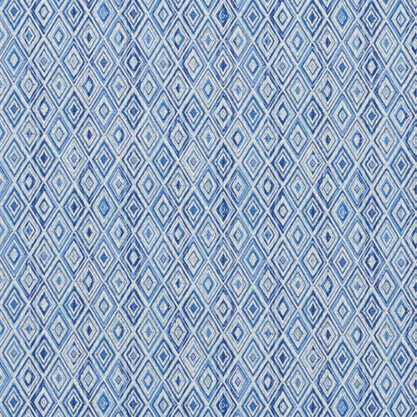Schumacher: Diamond Strie Indoor/Outdoor 75921 Blue