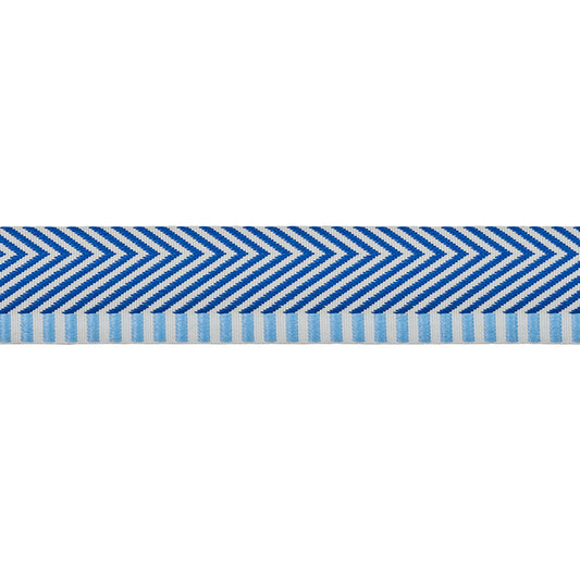 Schumacher: Chevron Twill Tape 76113 Blue