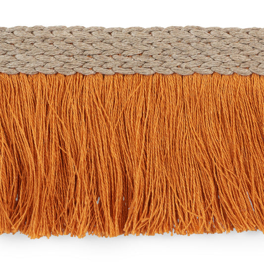 Schumacher: Braided Linen Fringe 76262 Orange